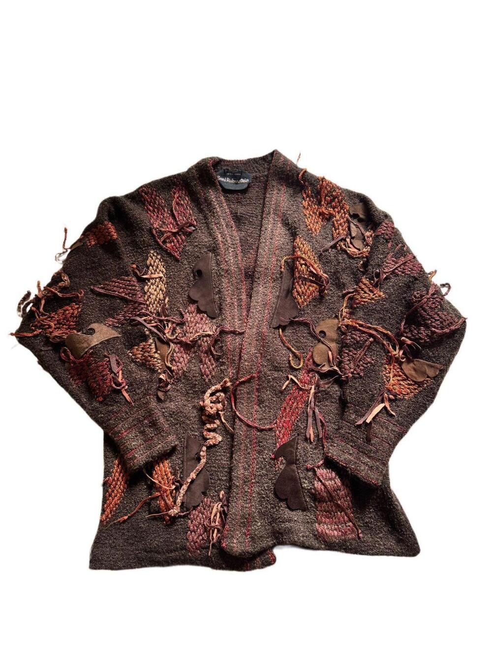 SONI RUBENSTEIN LIMITED EDITION brown fairy cardigan - Picture 2 of 2